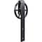 Ekena Millwork Premium Wagon Wheel Roller Hanger w/ Bolts for Barn Door for 2 1/4" Doors, Dark Gray GB60015RWDG - alternate 2